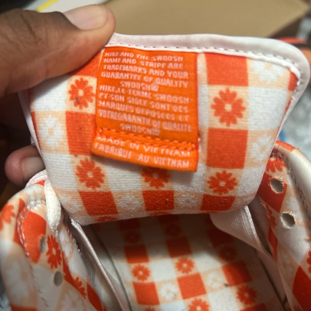 Nike Men's Bold Orange Sneakers - Picture 5 of 6